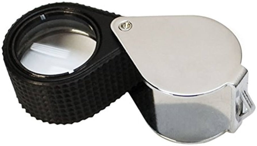 Rubber Loupe 10x Chrome