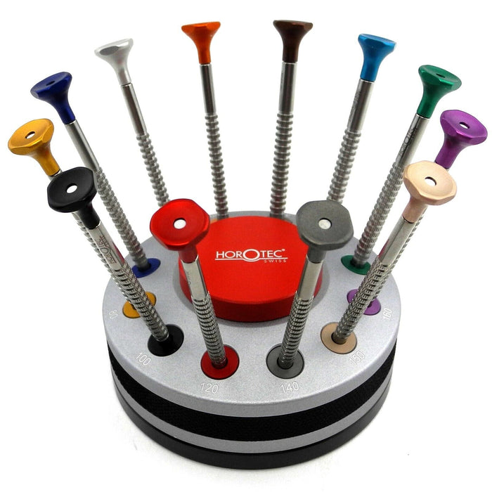 Horotec 01.218.E - 12 Piece Revolving Stand Deluxe