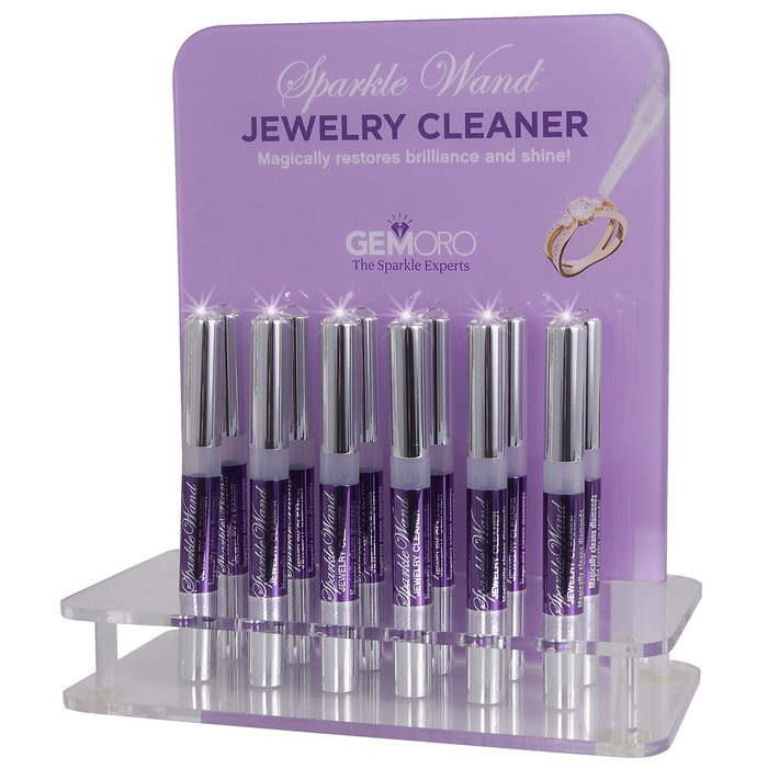 Gemoro Sparkle Wand 24 Piece Display Set With Stand