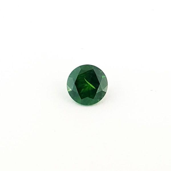 1.70ct Round Faceted Demantoid Garnet 7.2mm - Dynagem 