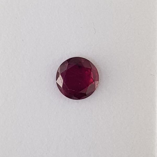 2.18ct Round Faceted Ruby 8mm - Dynagem 