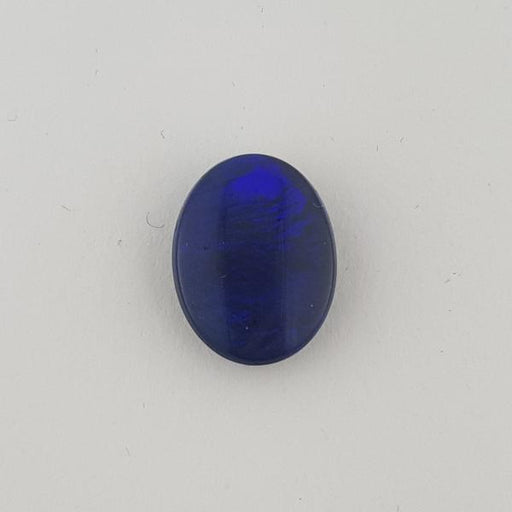 4.59ct Oval Cabochon Black Opal 14x10.8mm - Dynagem 