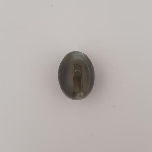16.94ct Oval Cabochon Cat's Eye Chrysoberyl 15x11.2mm - Dynagem 