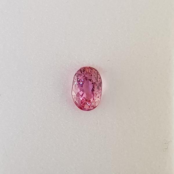 1.61 Oval Faceted Pink Sapphire 7.4x5mm - Dynagem 
