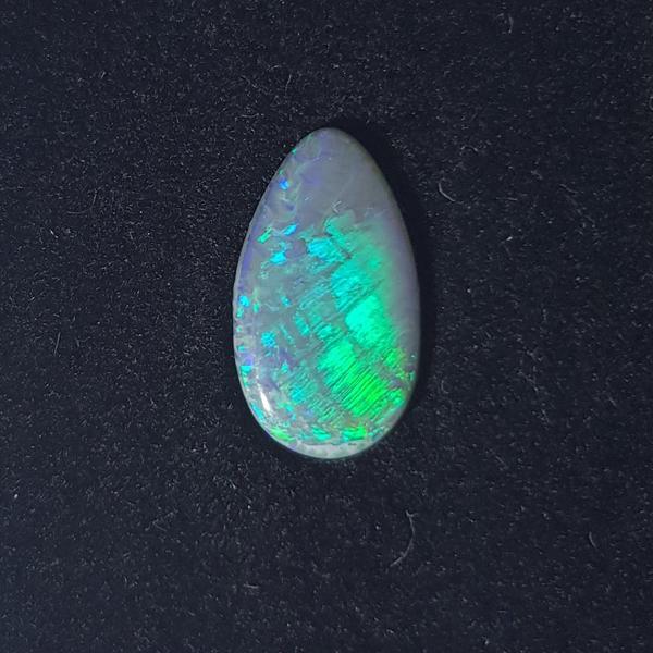 3.78ct Pear Shape Cabochon Boulder Opal 16.2x9.7mm - Dynagem 