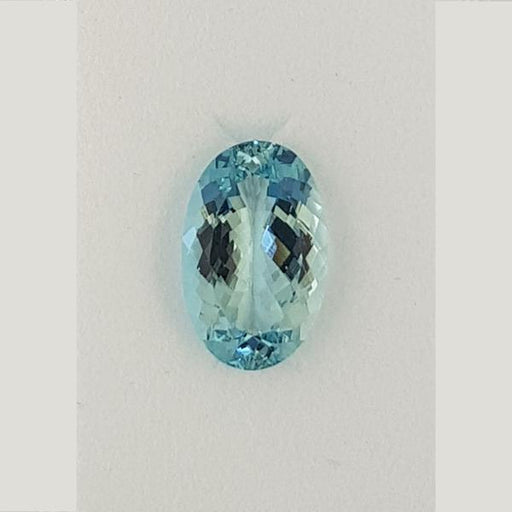 8.84ct Oval Faceted Aquamarine 18.1x11.7mm - Dynagem 