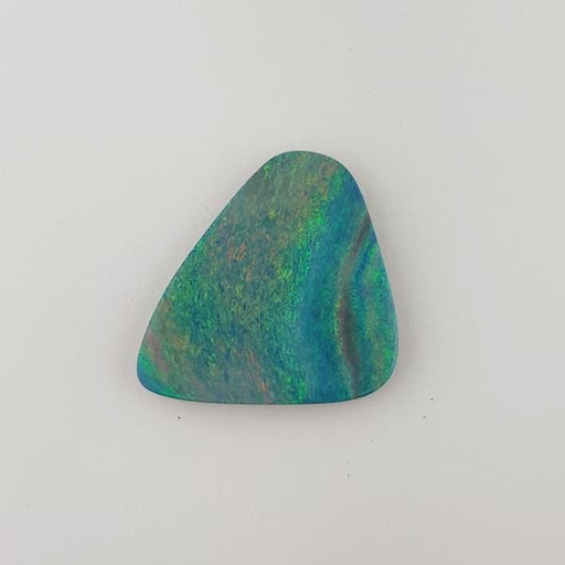 23.50ct Freeform Triangular Shape Opal Doublet 30x24mm - Dynagem 