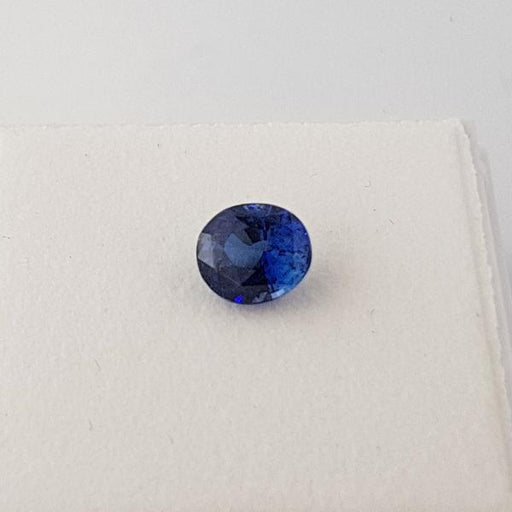 1.70ct Oval Faceted Sapphire 7.1x6.3mm - Dynagem 