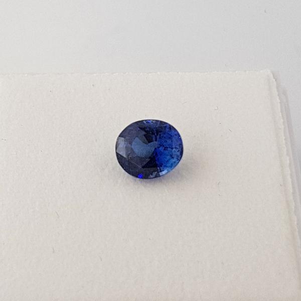 1.70ct Oval Faceted Sapphire 7.1x6.3mm - Dynagem 