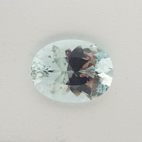 11.58ct Oval Faceted Aquamarine 18x13.9mm - Dynagem 