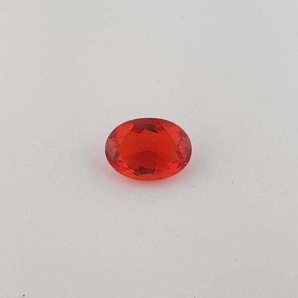 2.19ct Oval Faceted Fire Opal 11.1x8.1mm - Dynagem 