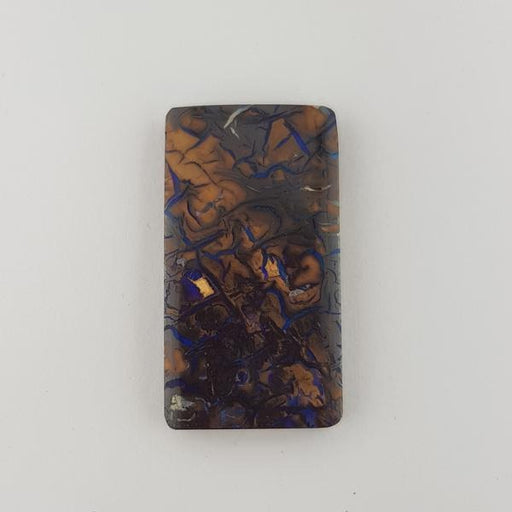 34.33ct Rectangular Cabochon Yowah Boulder Opal 32.4x17.6mm - Dynagem 