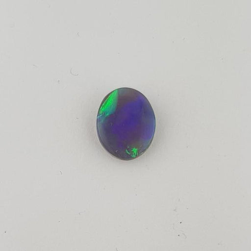 2.00ct Oval Cabochon Semi-Black Opal 10.9x8.9mm - Dynagem 
