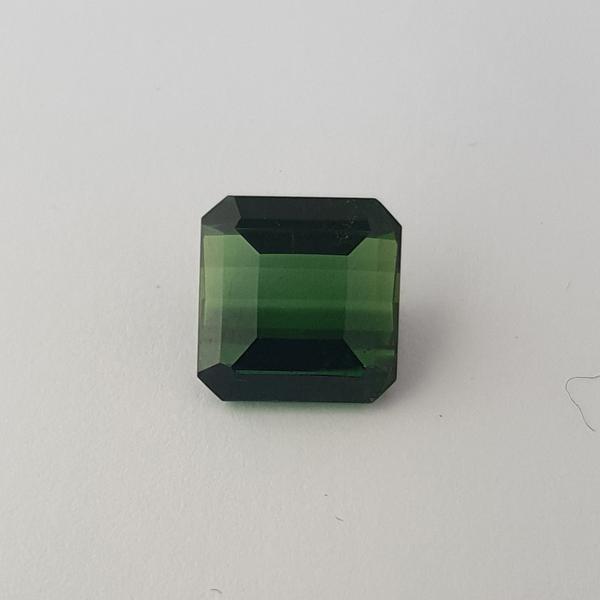 10.26ct Octagon Cut Green Tourmaline 15x11mm - Dynagem 