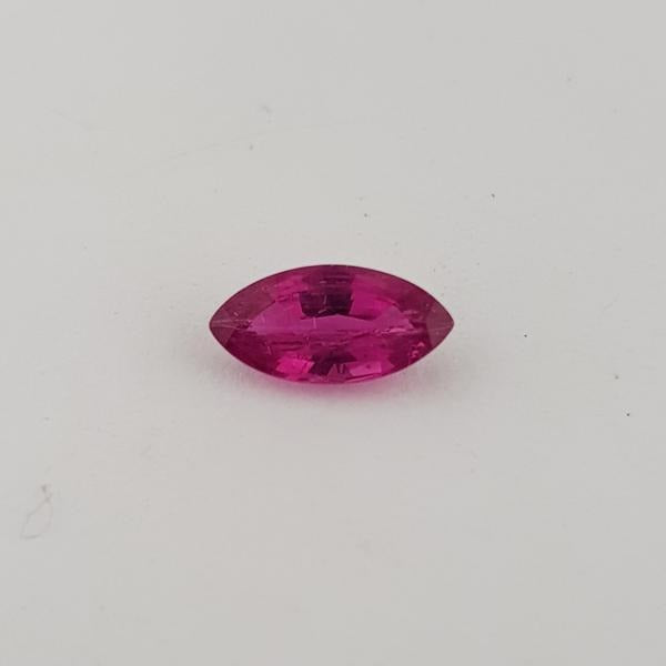 0.99ct Marquise Cut Ruby 9x4.4mm - Dynagem 