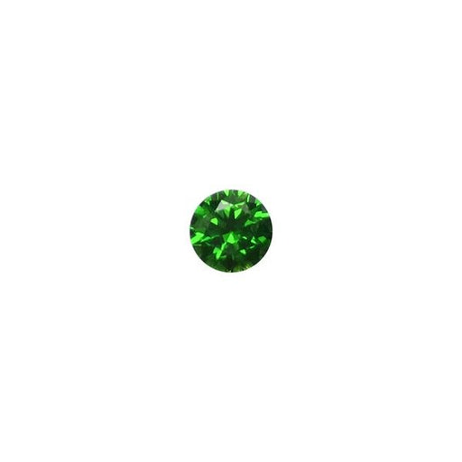 0.61ct Round Faceted Demantoid Garnet 5mm - Dynagem 