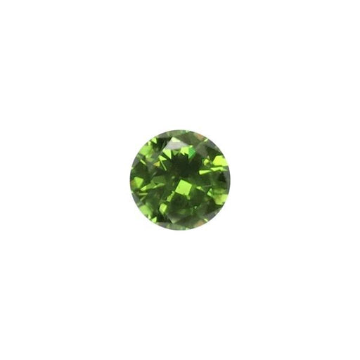 1.14ct Round Faceted Demantoid Garnet 6.2mm - Dynagem 