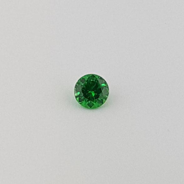 0.48ct Round Faceted Demantoid Garnet 4.6mm - Dynagem 
