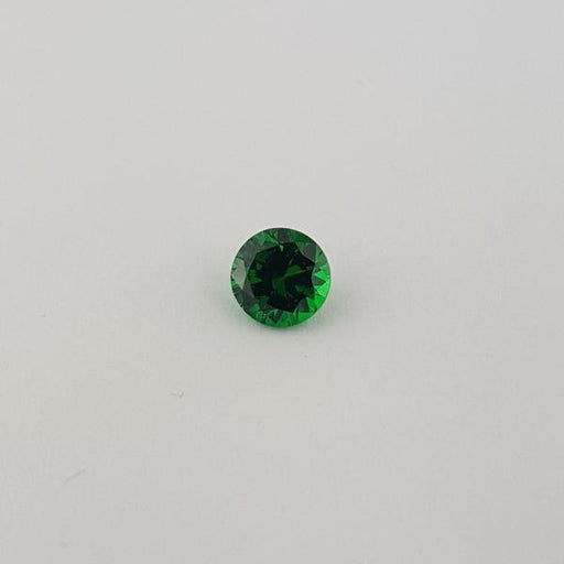 0.69ct Round Faceted Demantoid Garnet 5.2mm - Dynagem 