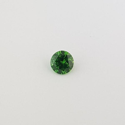 0.78ct Round Faceted Demantoid Garnet 5.5mm - Dynagem 
