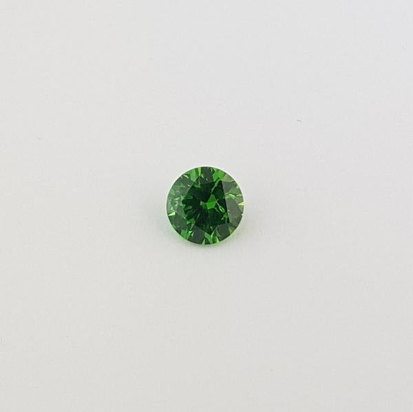 0.78ct Round Faceted Demantoid Garnet 5.5mm - Dynagem 