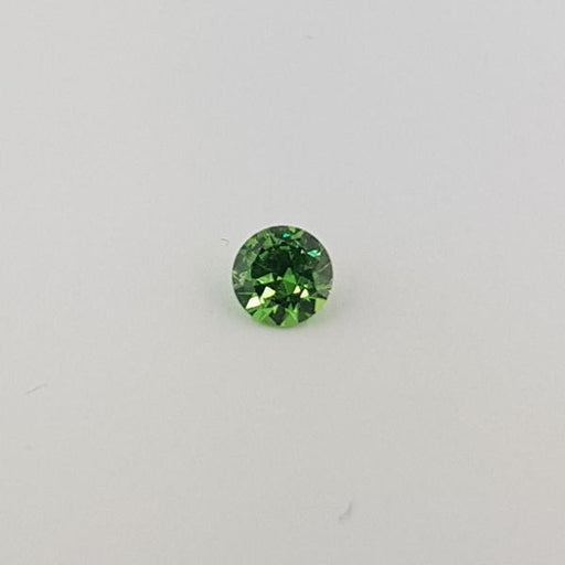 0.52ct Round Faceted Demantoid Garnet 5mm - Dynagem 