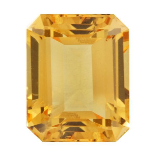 4.36ct Octagon Cut Golden Topaz 10x8mm - Dynagem 
