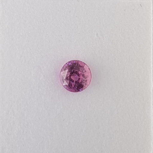 1.57ct Round Faceted Pink Sapphire 6.3x4.8mm - Dynagem 