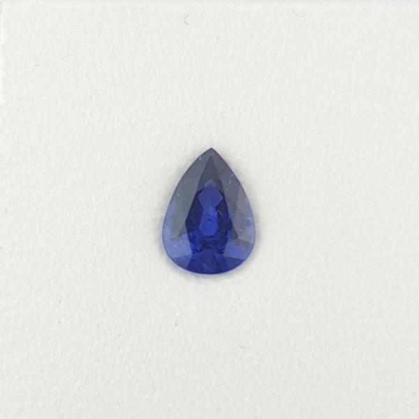 0.79ct Pear Shape Sapphire 6.9x5mm - Dynagem 