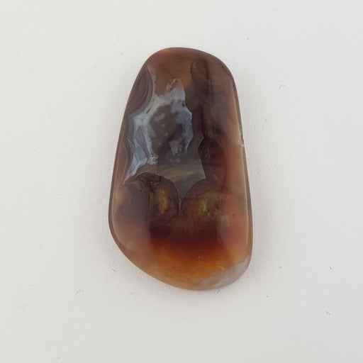 24.04ct Freeform Fire Agate 30.0x17mm - Dynagem 