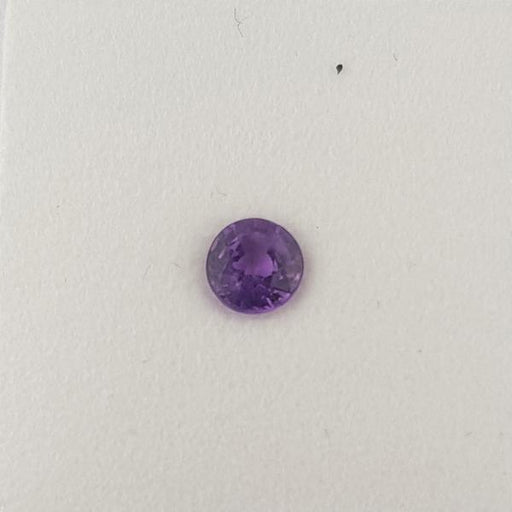 0.44ct Round Faceted Mauve Sapphire 4.4mm - Dynagem 