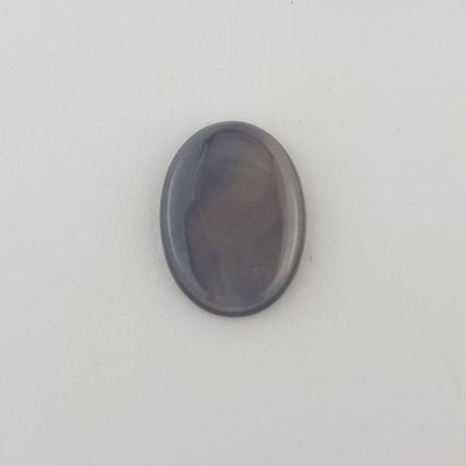 7.40ct Greenish Sapphire Oval Cabochon Slice 15.9x11.7mm - Dynagem 
