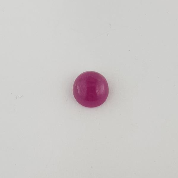 2.98ct Round Cabochon Ruby 8mm - Dynagem 