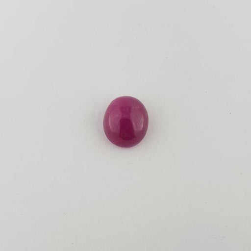 3.16ct Oval Cabochon Ruby 8.5x7.4mm - Dynagem 