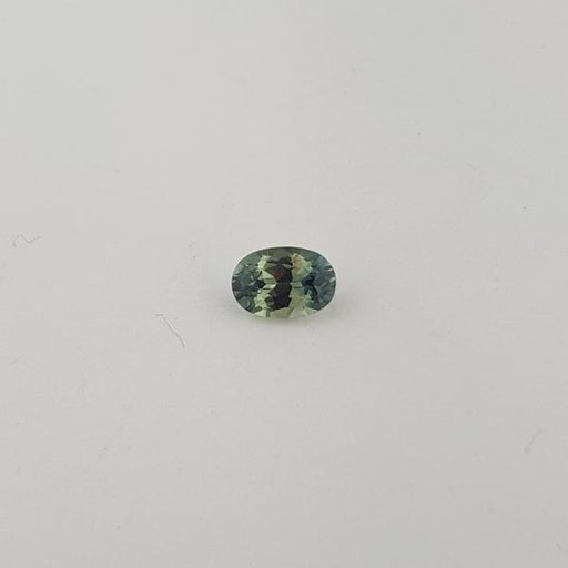 0.60ct Oval Faceted Green Sapphire 6.7x5.5mm - Dynagem 