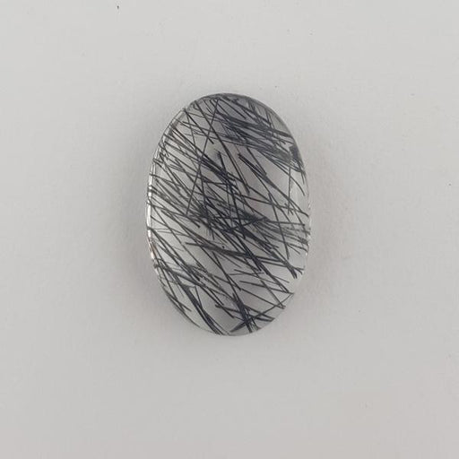 11.23ct Oval Cabochon Tourmalinated Quartz 18.9x13.0mm - Dynagem 