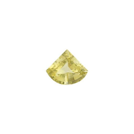 18.31ct Fancy Cut Fan Shape Lemon Quartz 22.5x19.4mm - Dynagem 