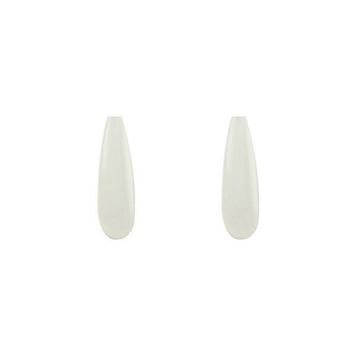 14.26ct Pair Of Top Drilled White Moonstone Drops 22x7mm - Dynagem 