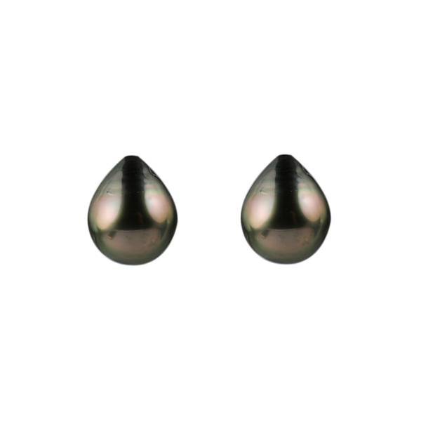 14ct Tahitian Pearl Drops 11x9mm - Dynagem 