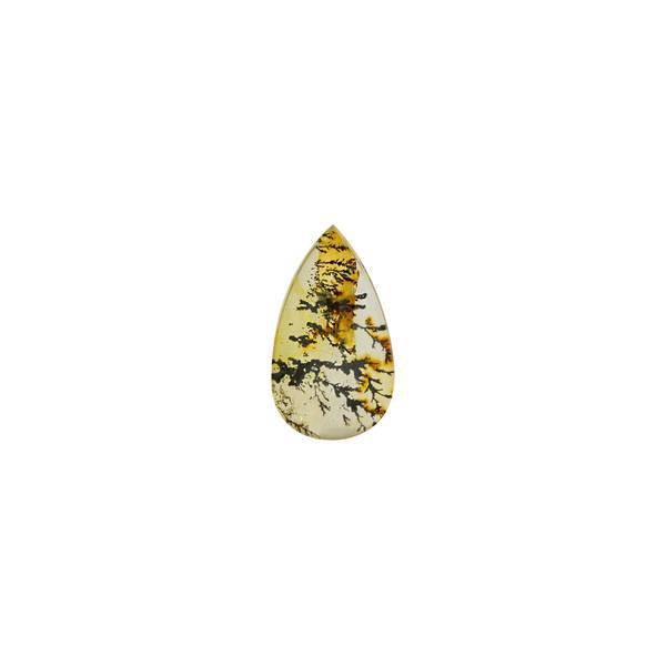 19.81ct Dendritic Quartz Pear 29x16mm - Dynagem 