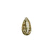 40.15ct Pear Shape Quartz With Epidote Inclusions 36.3x19.4mm - Dynagem 