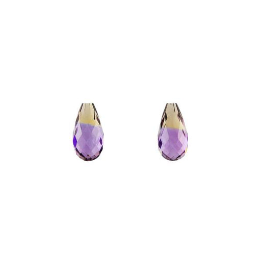 9.90ct Ametrine Briolette Pair 14x7.5mm - Dynagem 