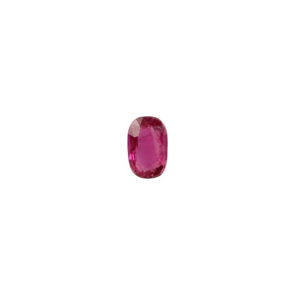 0.90ct Cushion Cut Ruby 7x4.5mm - Dynagem 
