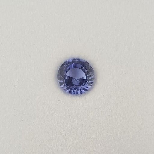 0.81ct Round Faceted Blue Sapphire 5.4mm - Dynagem 