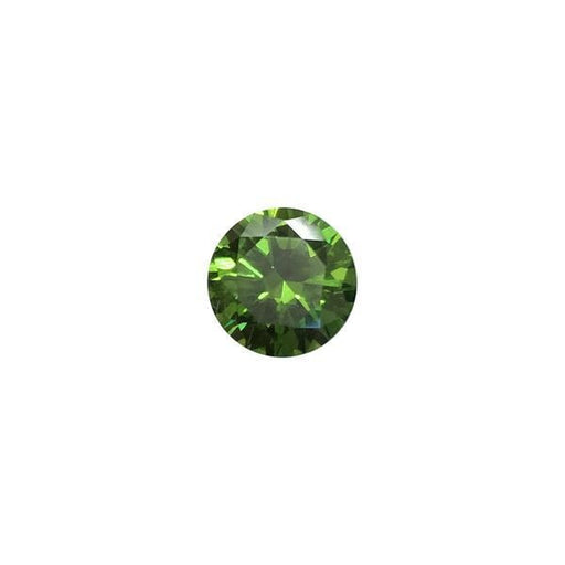 1.68ct Round Faceted Demantoid Garnet 7.2mm - Dynagem 