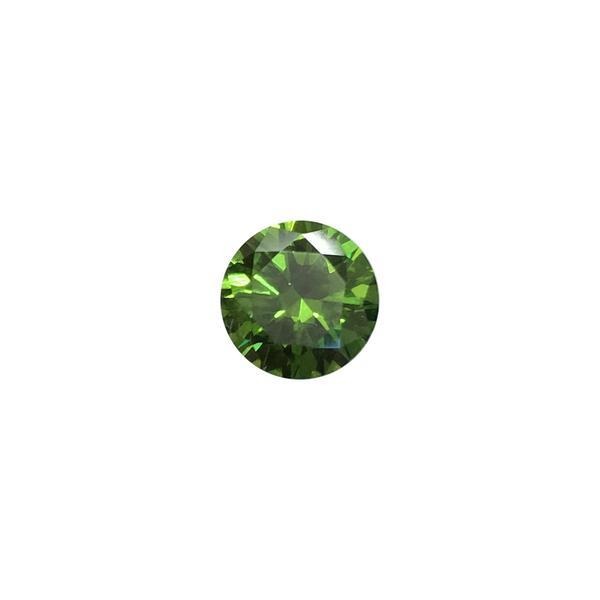 1.68ct Round Faceted Demantoid Garnet 7.2mm - Dynagem 
