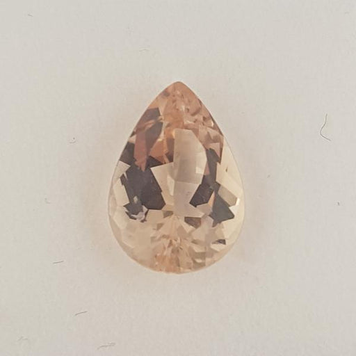 3.36ct Pear Shape Morganite 12.3x8.6mm - Dynagem 