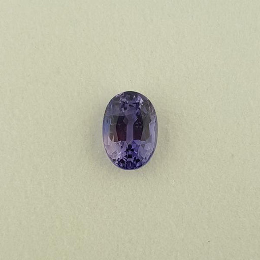 1.58ct Oval Faceted Sapphire Certified Unheated 7.7x5.3mm - Dynagem 