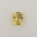 3.24ct Cushion Cut Yellow Sapphire Certified Unheated 9.2x7mm - Dynagem 