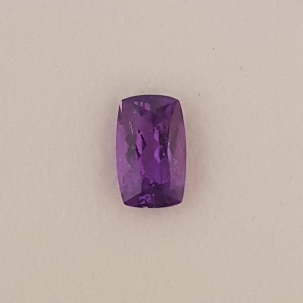 2.17ct Cushion Cut Purple Sapphire Certified Unheated 9.4x5.5mm - Dynagem 